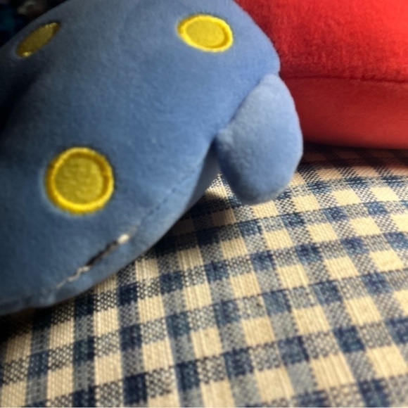 Aurora TATA Soft Toy, Small, Blue Yellow and Red Stuffed Animal - Picture 4 of 5